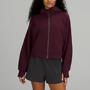 COPY - Lululemon cropped oversized scuba full zip xs/s